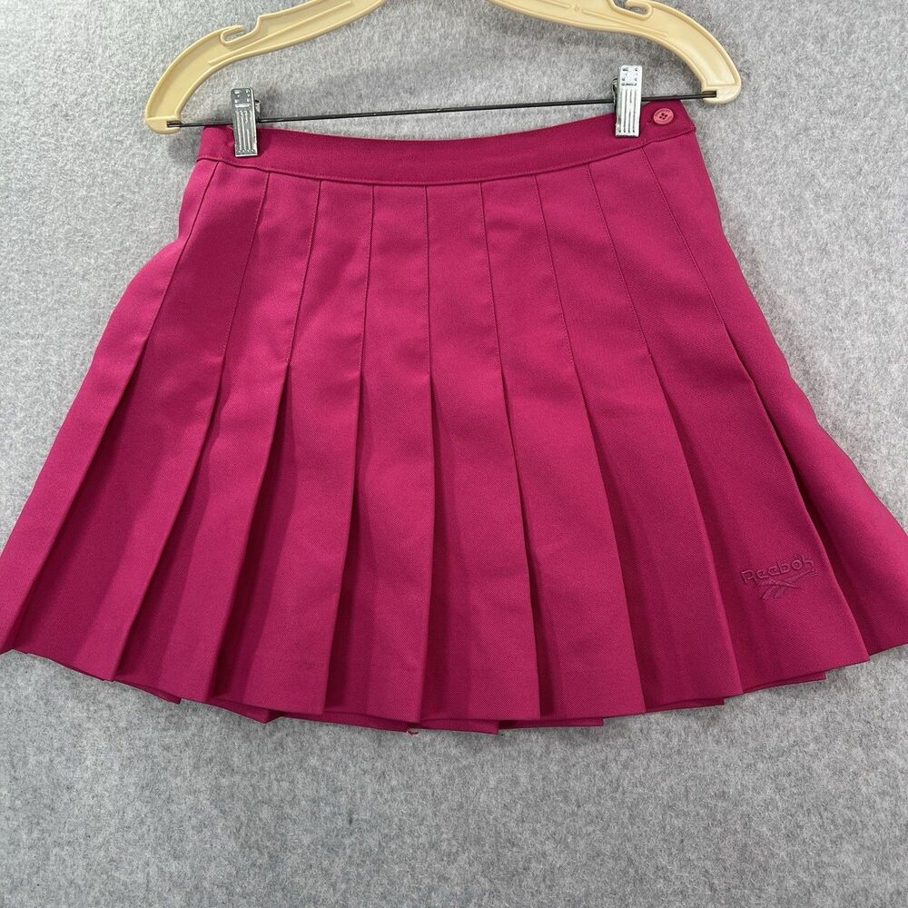 Vintage Reebok Tennis Skirt Womens Size 6 Pleated Pink Mini Preppy Schoolgirl